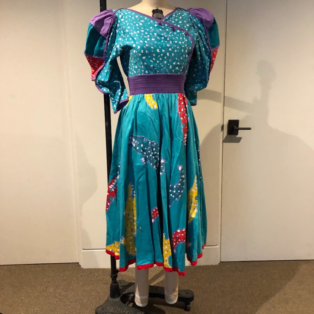 Jeanne Marc blouse and skirt